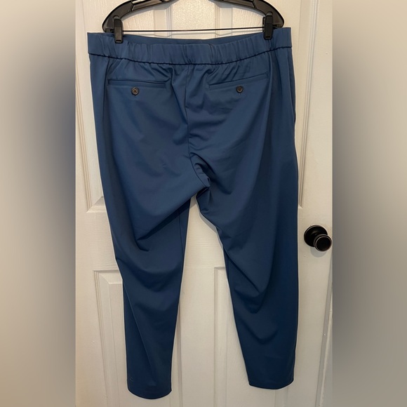 BONOBOS Men’s Navy Blue Elastic Waist The WFHQ Pants Size XL - Picture 2 of 5